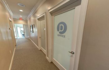 A hallway at Dental Care Acworth